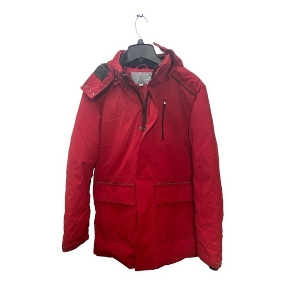 Sears Womens Winter Parka Down Filled Faux Fur Hood New Without Tags Size Small